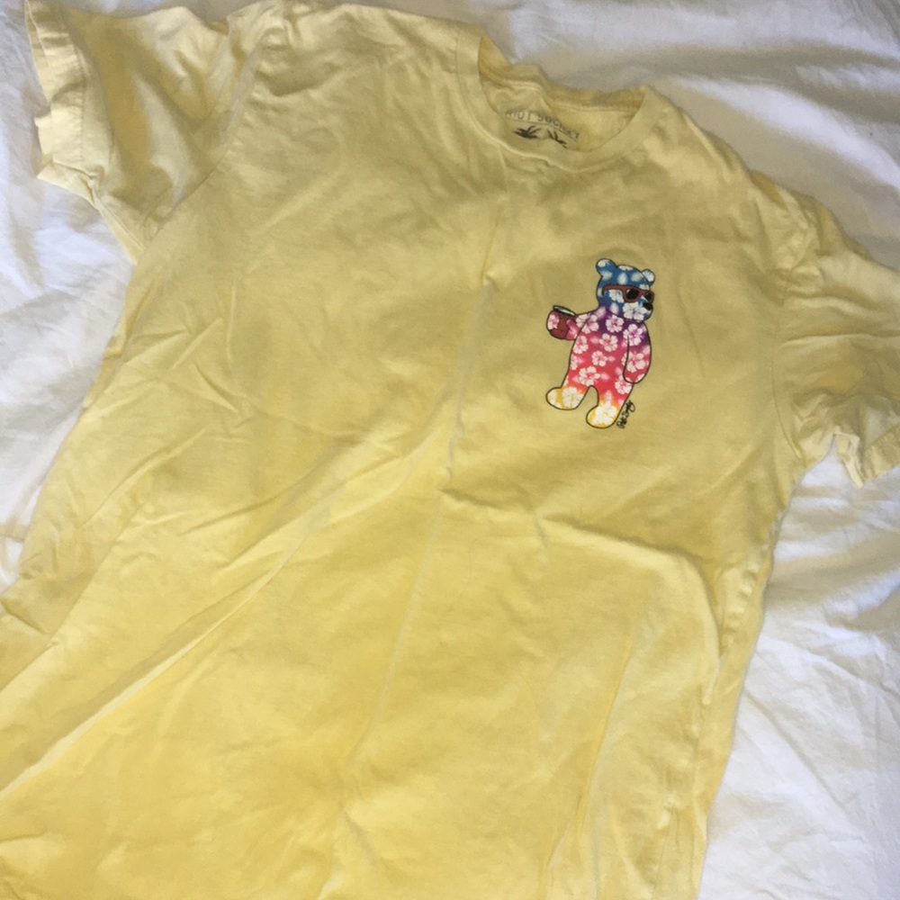 Pastel yellow oversized tee✨